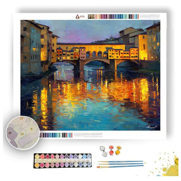 BRIDGE OF FLORENCE - Paint by Numbers Full Kit