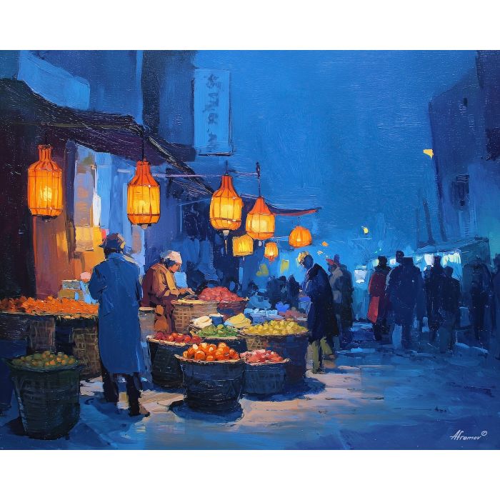 MARKET AT NIGHT