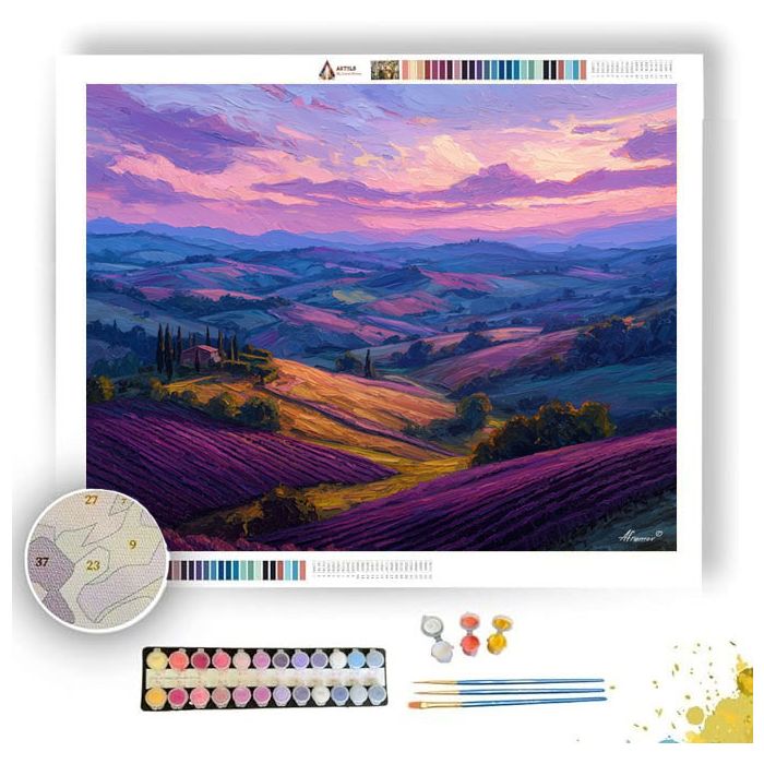 HILLS OF CHIANTI - Paint by Numbers Full Kit