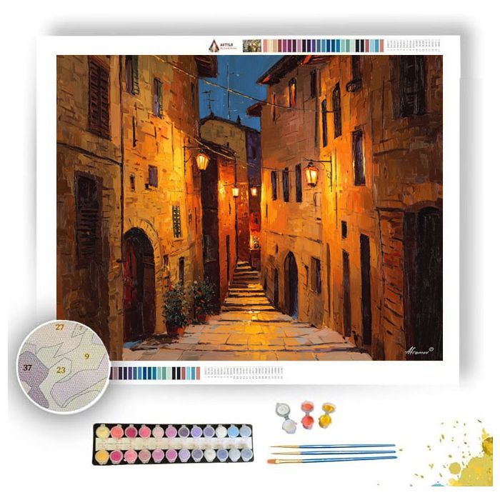 TUSCAN EVENING WALK - Paint by Numbers Full Kit