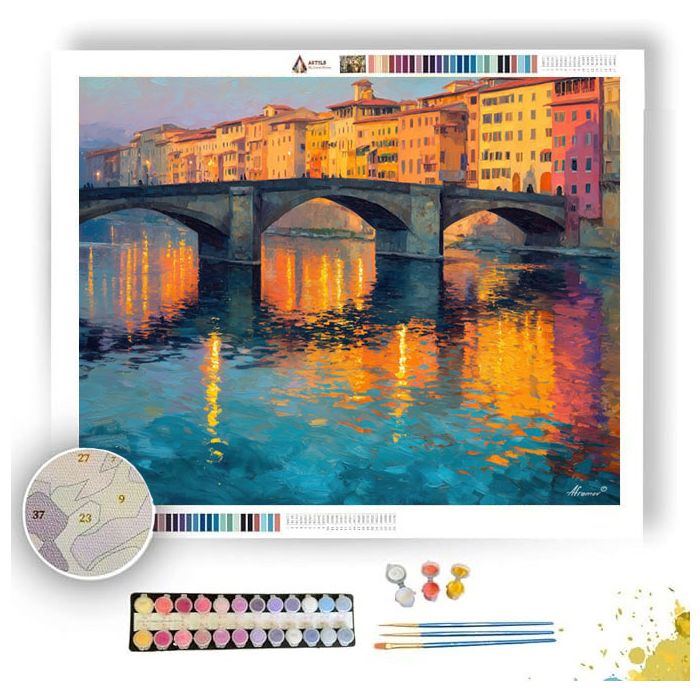 ARNO BRIDGE GLOW - Paint by Numbers Full Kit