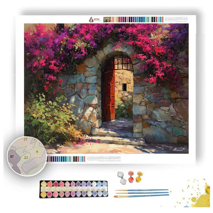 TUSCAN DOORWAY - Paint by Numbers Full Kit