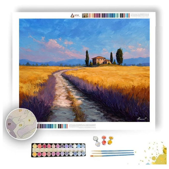 WALK THROUGH TUSCANY - Paint by Numbers Full Kit