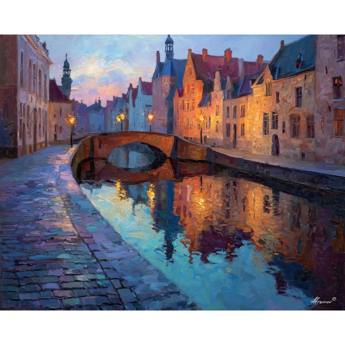 BRUGES CANAL REFLECTIONS