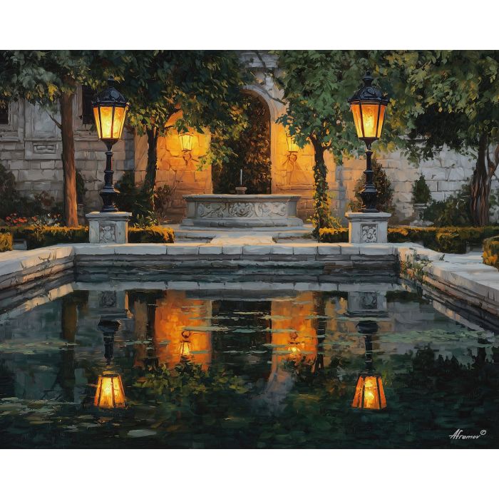 FRENCH GARDEN REFLECTION