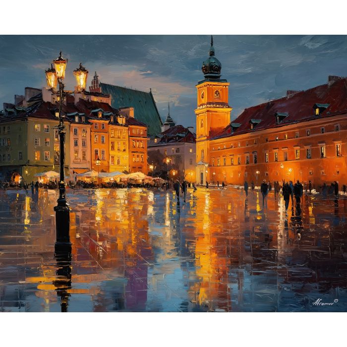 WARSAW EVENING LIGHT