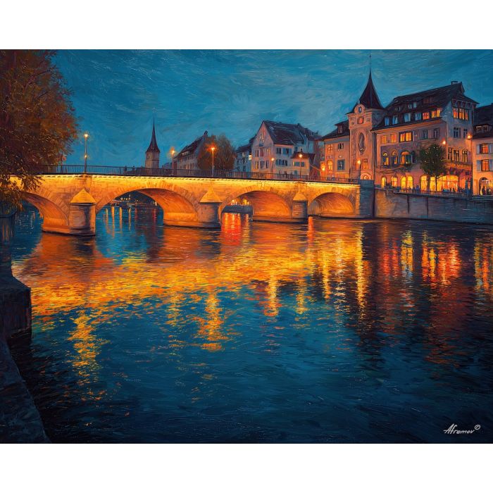 ZURICH TWILIGHT REFLECTION