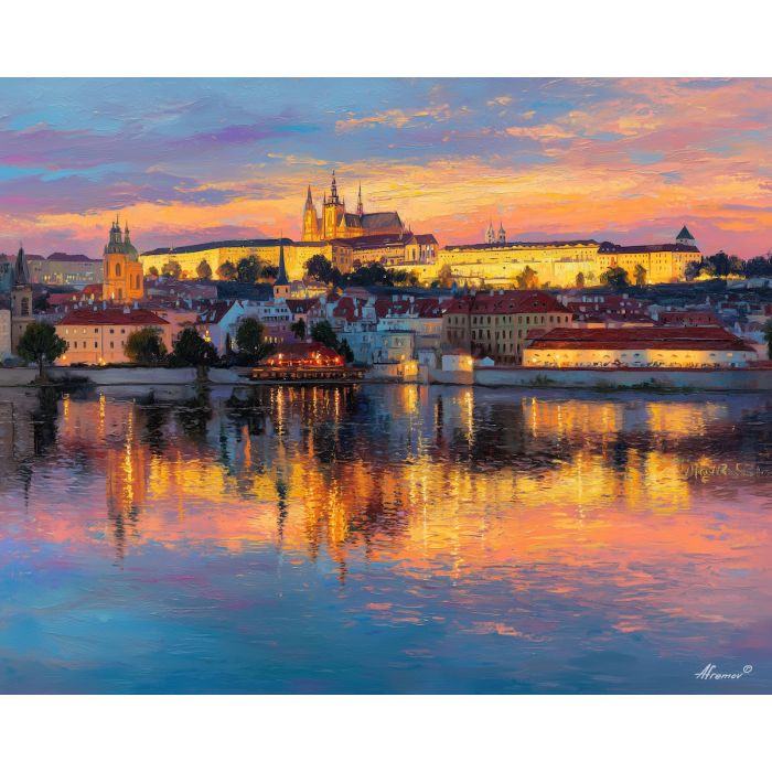 PRAGUE CASTLE REFLECTION