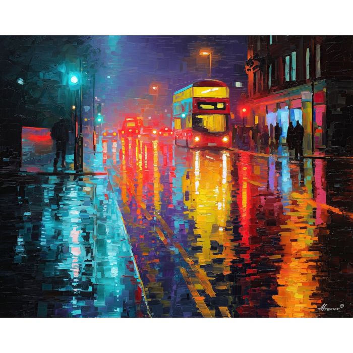 LONDON NIGHT RAIN
