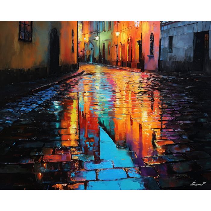 PRAGUE STREET REFLECTION