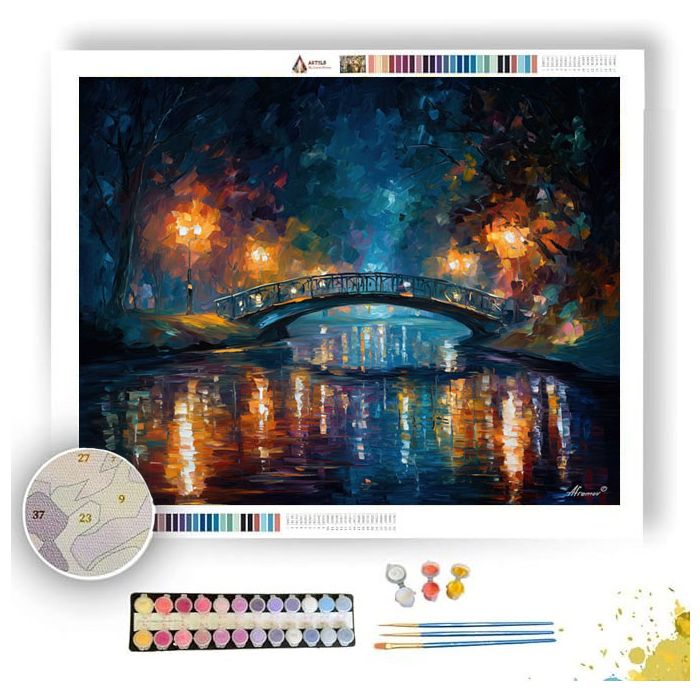 ELVEN BRIDGE CROSSING - Paint by Numbers Full Kit