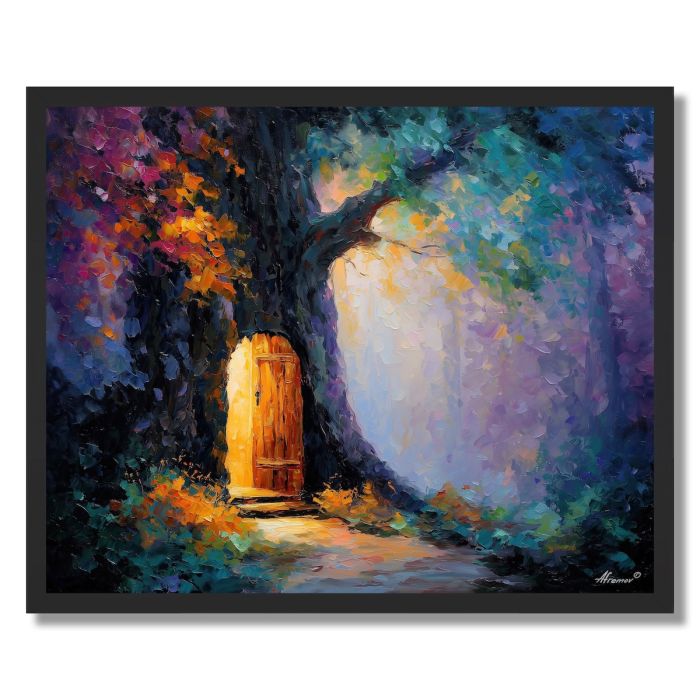 HIDDEN FAIRY DOOR - FRAMED