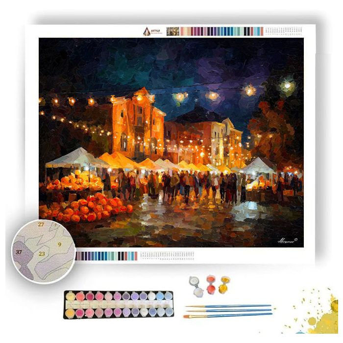HARVEST FESTIVAL NIGHT - Paint by Numbers Full Kit