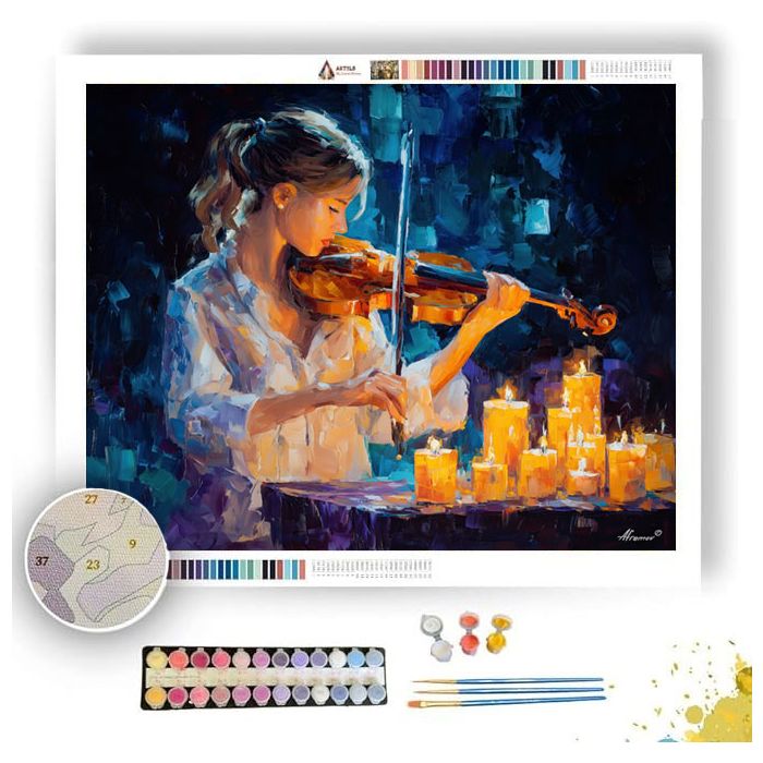 CANDLELIGHT SERENADE - Paint by Numbers Full Kit