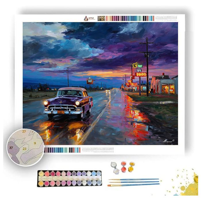 ROUTE 66 MEMORIES - Paint by Numbers Full Kit