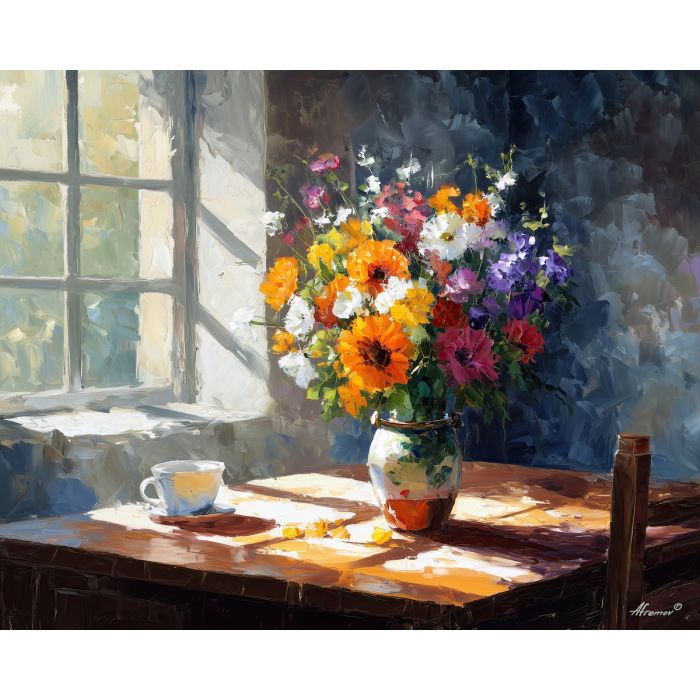 SUNLIT KITCHEN TABLE