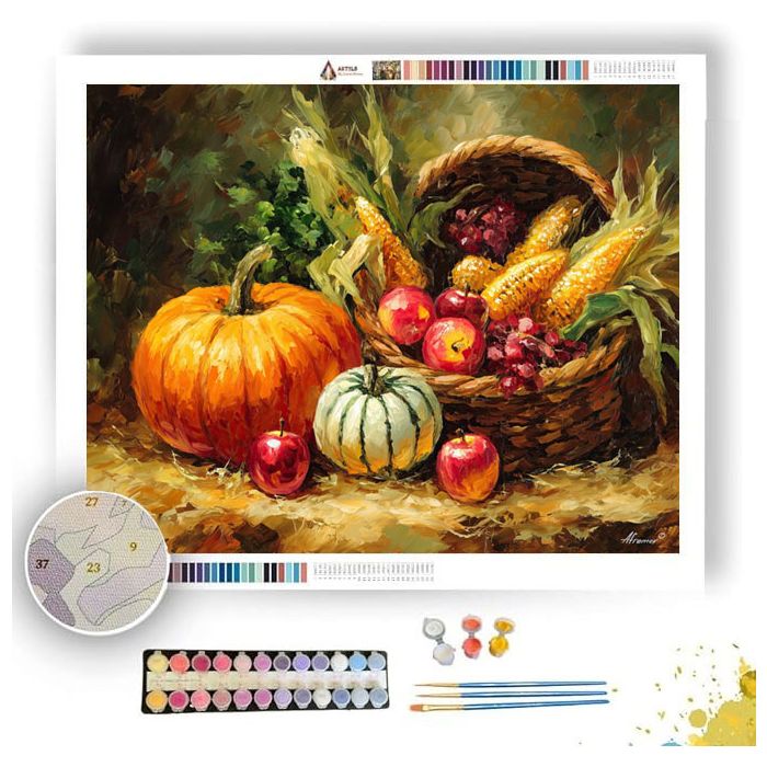 AUTUMN HARVEST - Paint by Numbers Full Kit