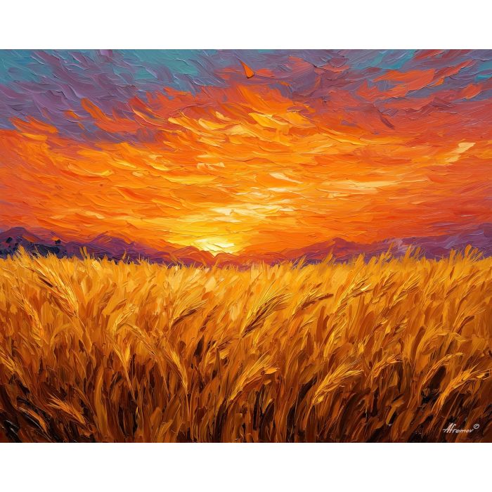 CORNFIELD SUNSET