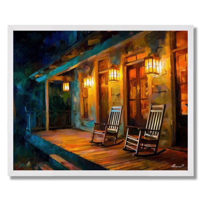 EVENING LANTERN PORCH - FRAMED