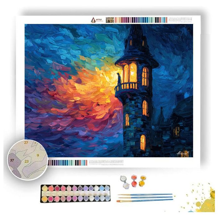WIZARDS TOWER - Paint by Numbers Full Kit