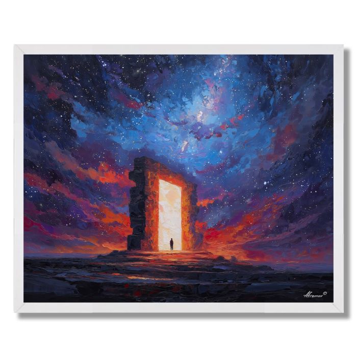 PORTAL OF WORLDS - FRAMED