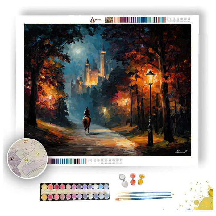 KNIGHTS QUEST PATH - Paint by Numbers Full Kit