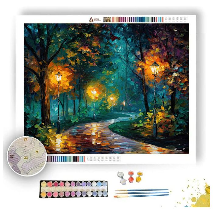 LANTERN PATHWAY - Paint by Numbers Full Kit