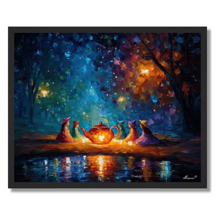 STARLIGHT TEA PARTY - FRAMED