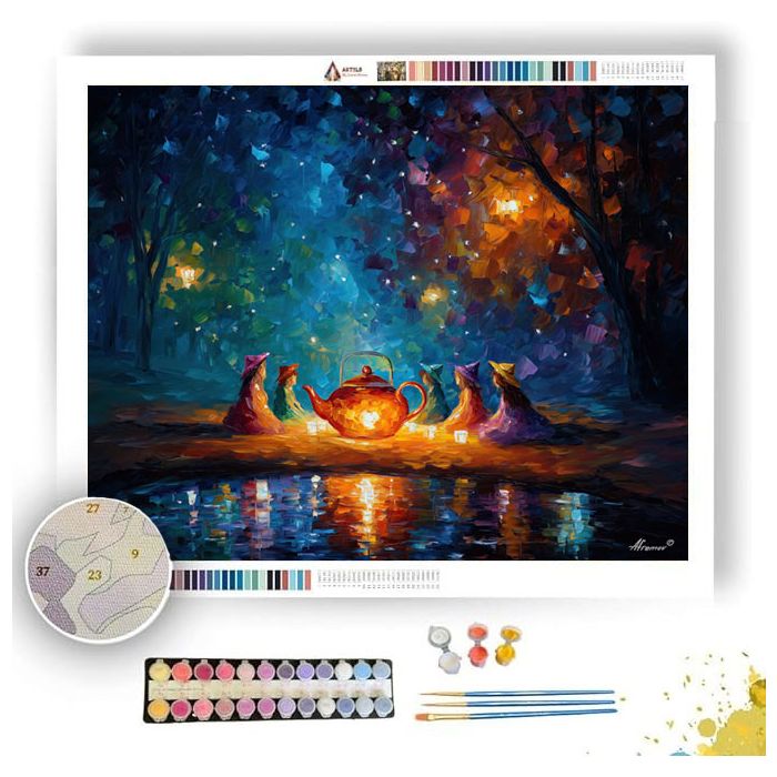 STARLIGHT TEA PARTY - Paint by Numbers Full Kit