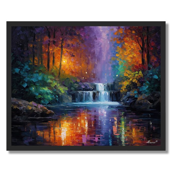 WHISPERING WATERFALL - FRAMED
