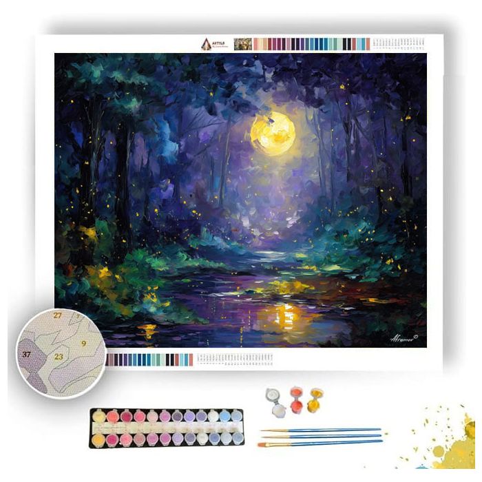 MYSTIC MOONLIGHT - Paint by Numbers Full Kit