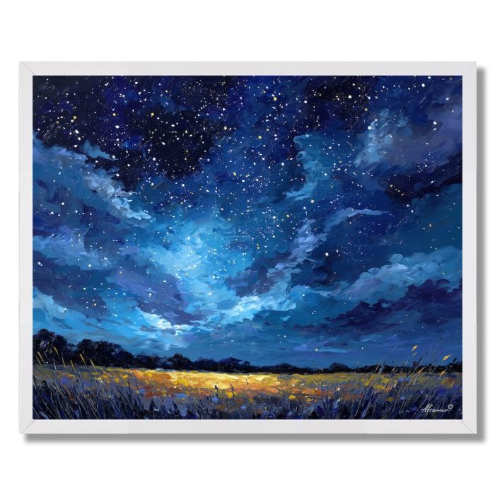 STARRY NIGHT SKY - FRAMED