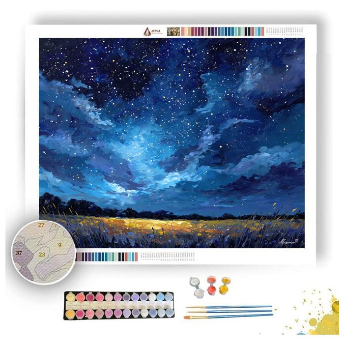 STARRY NIGHT SKY - Paint by Numbers Full Kit