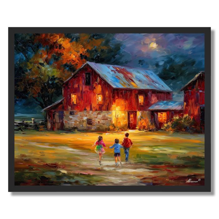FAMILY FARMHOUSE - FRAMED