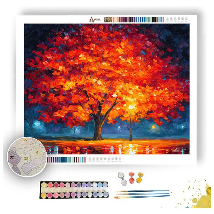 MAPLE TREE GLOW - Paint by Numbers Full Kit
