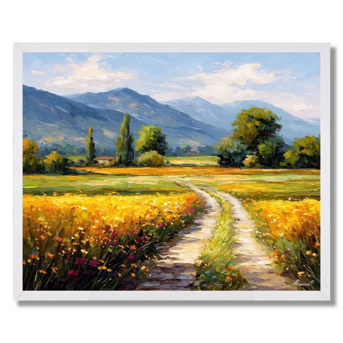 QUIET COUNTRY ROAD - FRAMED