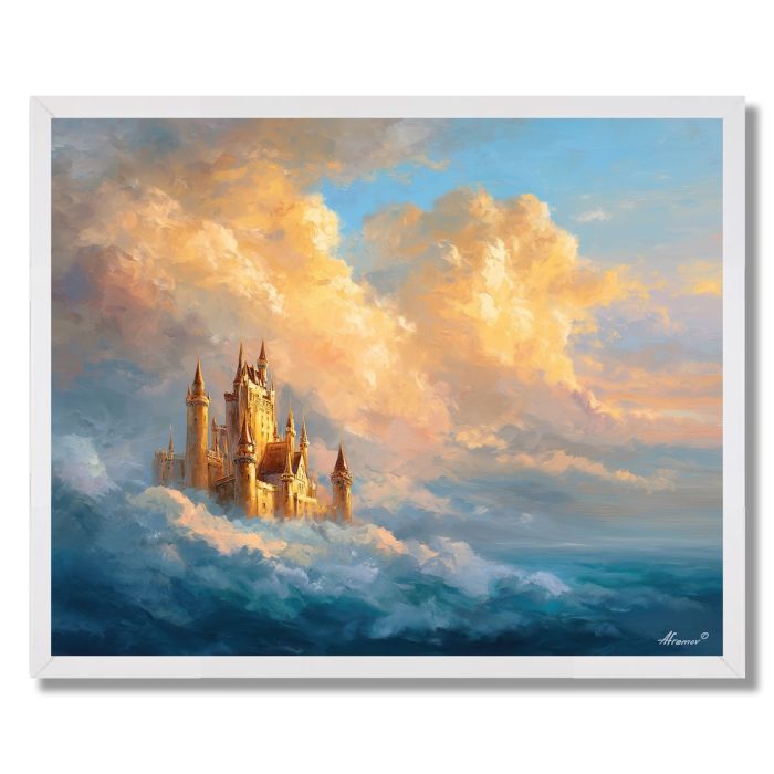 CASTLE IN CLOUDS - FRAMED