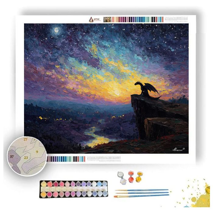 DRAGON SKY WATCHER - Paint by Numbers Full Kit