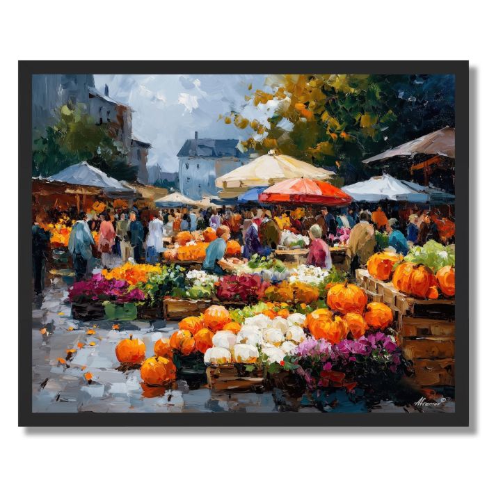 PUMPKIN MARKET DAY - FRAMED