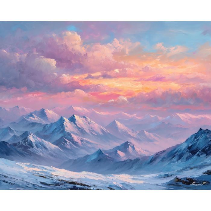 DAWN OVER MOUNTAINS