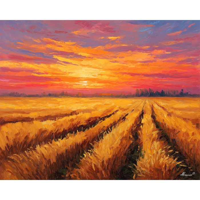 GOLDEN SUNSET FIELDS