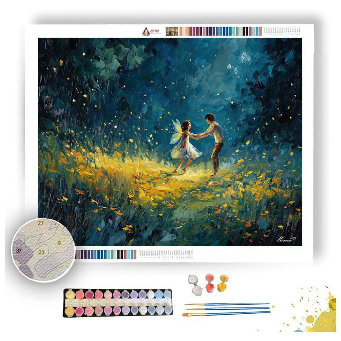 MEADOW LIGHT DANCE - Paint by Numbers Full Kit