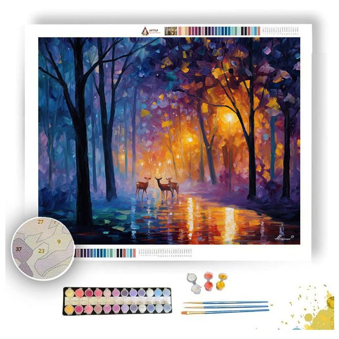 ENCHANTED FOREST GLOW - Paint by Numbers Full Kit