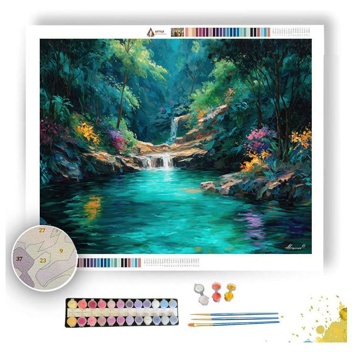 MERMAID LAGOON - Paint by Numbers Full Kit