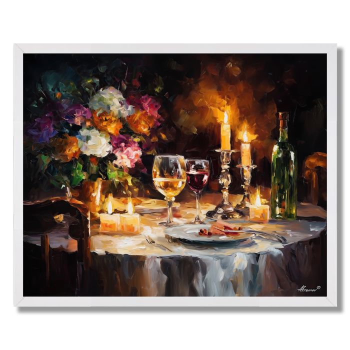 CANDLELIT DINNER - FRAMED