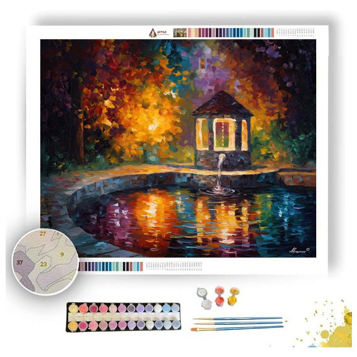WISHING WELL MAGIC - Paint by Numbers Full Kit