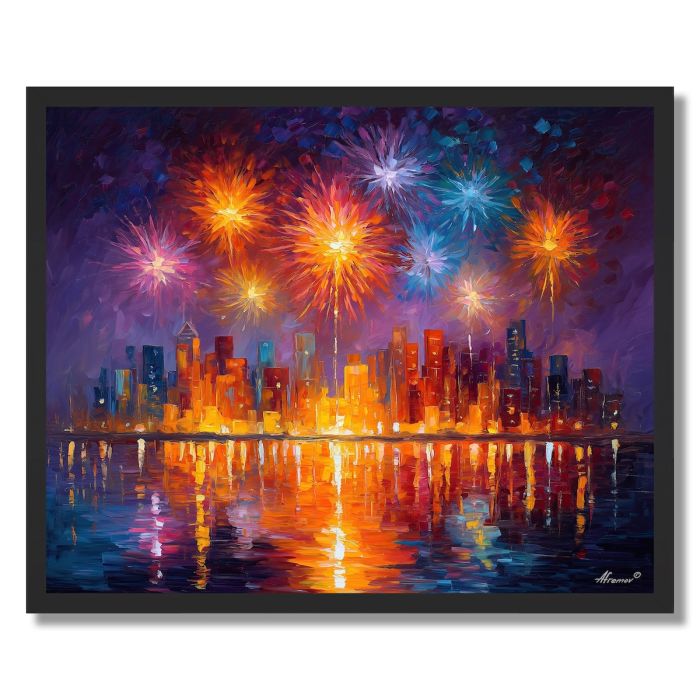 FREEDOM FIREWORKS SKY - FRAMED