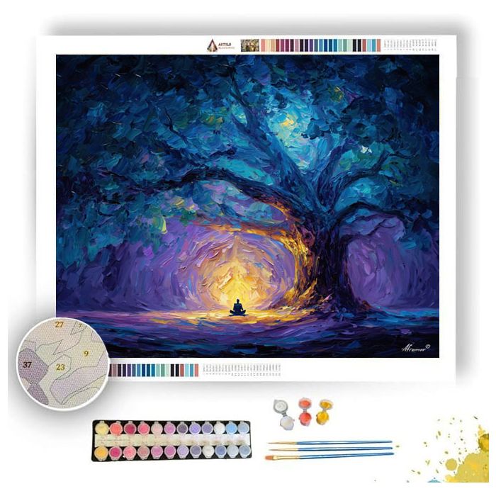 DREAMING DRUID GROVE - Paint by Numbers Full Kit