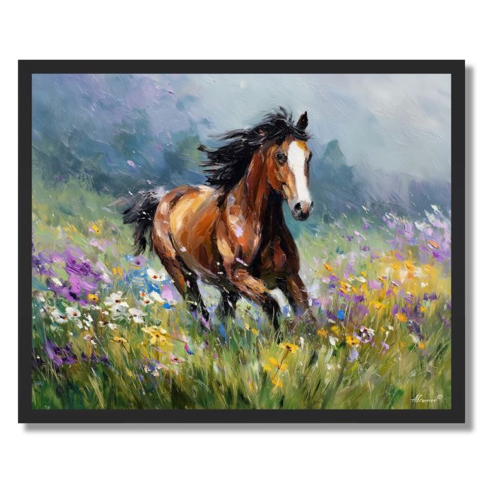 HORSE MEADOW FREEDOM - FRAMED