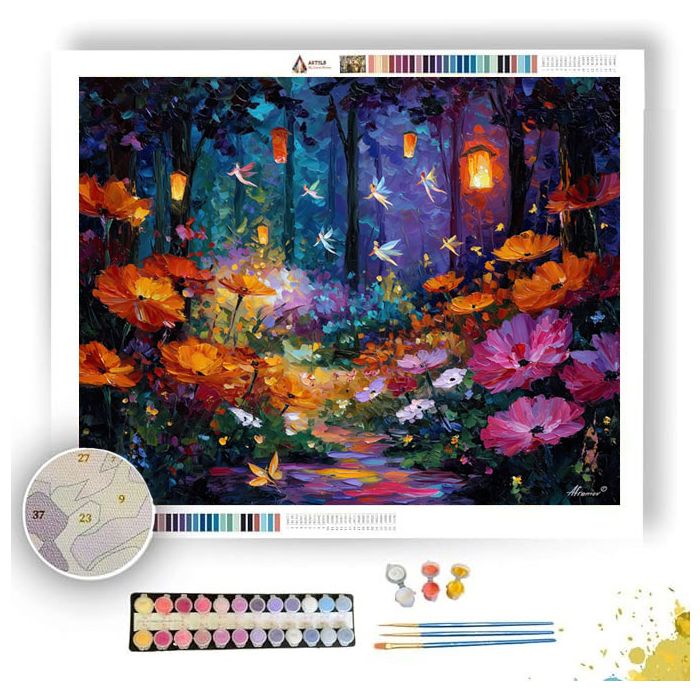 FAIRY GARDEN HIDEAWAY - Paint by Numbers Full Kit